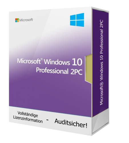 Microsoft Windows 10 Professional Downloadlizenz [2 PC]