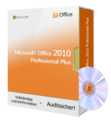 Microsoft Office 2010 PROFESSIONAL PLUS 1 PC incl. DVD