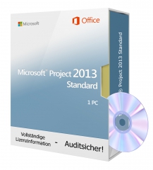 Microsoft Project 2013 STANDARD- DVD 1 PC